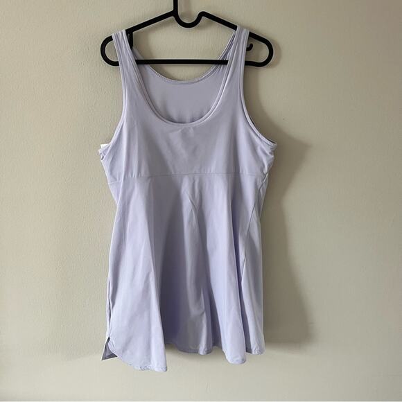 NWT Nike Purple Athleisure Tank Dress Women’s Size Large Tennis Golf Athleisure - Picture 7 of 12